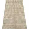 Whole View Of Beige Textured Modern Distressed Runner Rug 60881 by Nazmiyal Antique Rugs