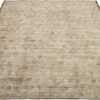Whole View Of Cream Geometric Modern Distressed 60880 by Nazmiyal Antique Rugs