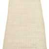 Whole View Of Ivory Textured Modern Distressed Runner Rug 60884 by Nazmiyal Antique Rugs