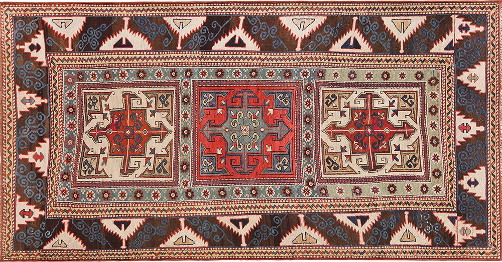 Antique Caucasian Kazak Rug by Nazmiyal Antique Rugs