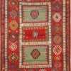 Antique Tribal Caucasian Borchalou Kazak Rug 71227 by Nazmiyal Antique Rugs