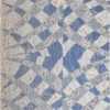 Gorgeous Modern Flat Woven Swedish Style Blue Rug 60894 by Nazmiyal Antique Rugs