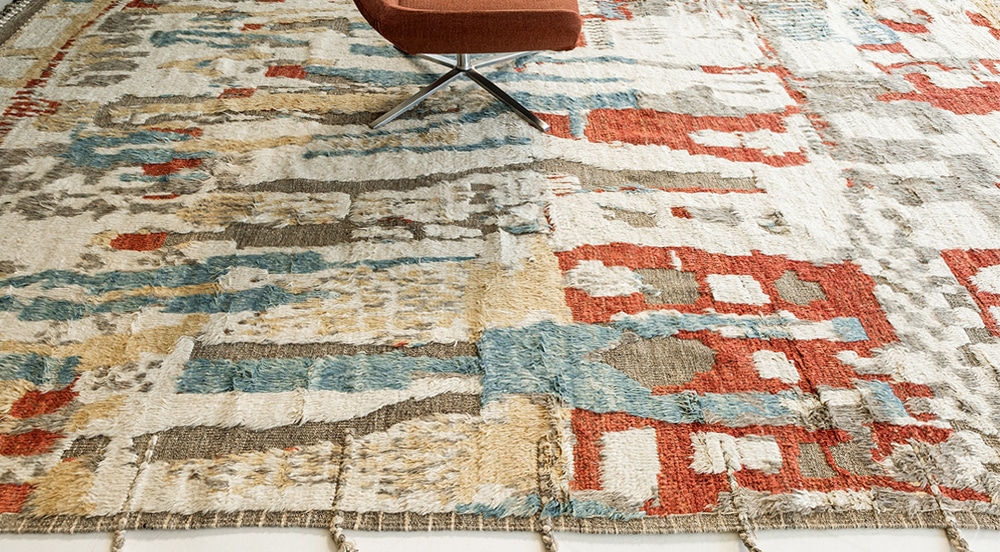 Floor & Rugs Rugs moroccan rug Wool Area Rug colorful Beni Ourain Moroccan  Large Soft Rug Modern Contemporary Living Room Carpet bohemian rug  checkered rug