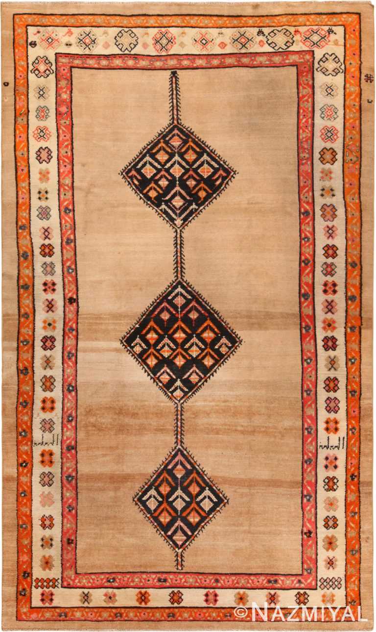 Antique Persian Serab Camel Hair Rug 71123 by Nazmiyal Antique Rug