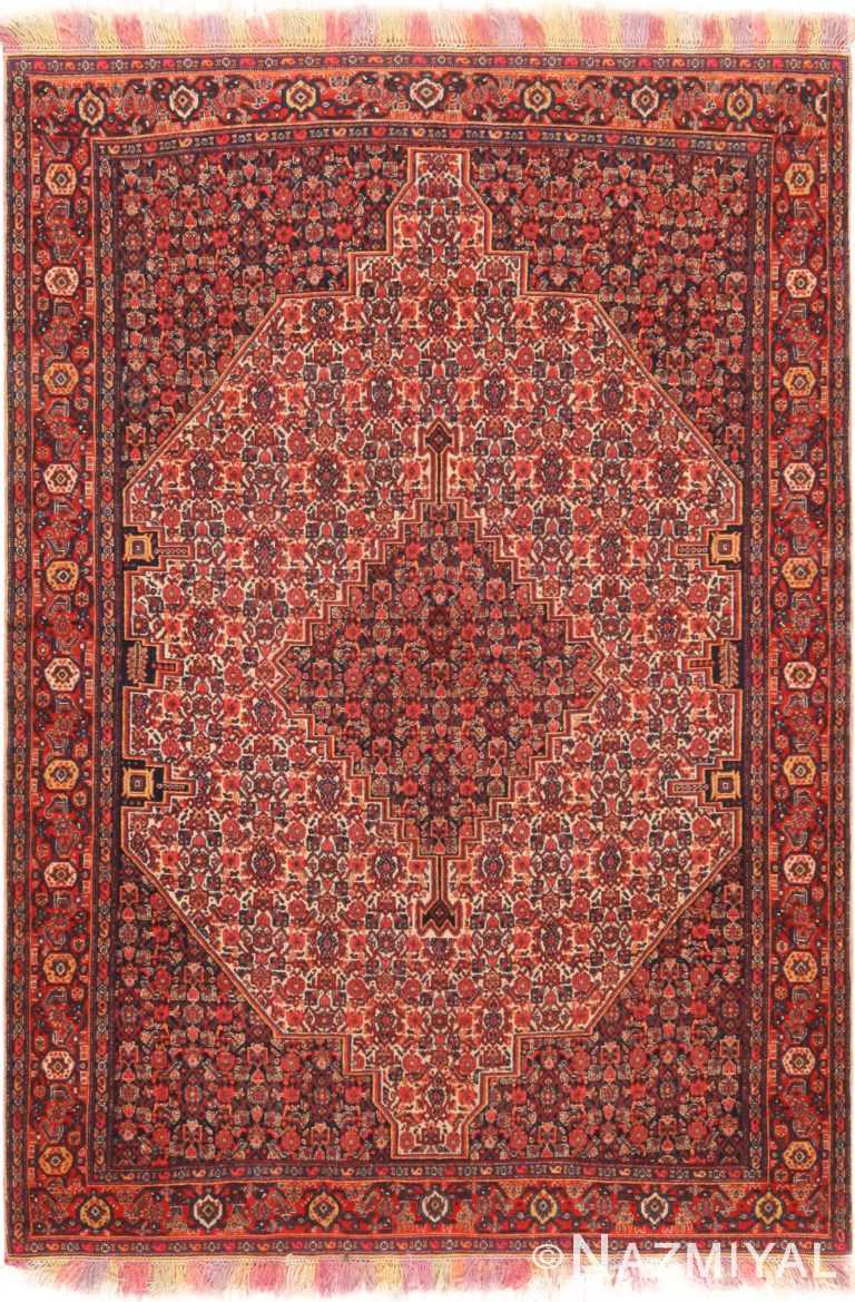 Geometric Antique Persian Senneh Area Rug 71202 by Nazmiyal Antique Rug