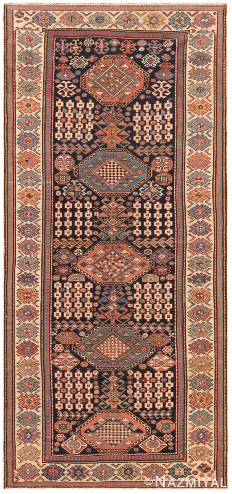 Impressive Antique Caucasian Akstafa Rug 71162 by Nazmiyal Antique Rugs