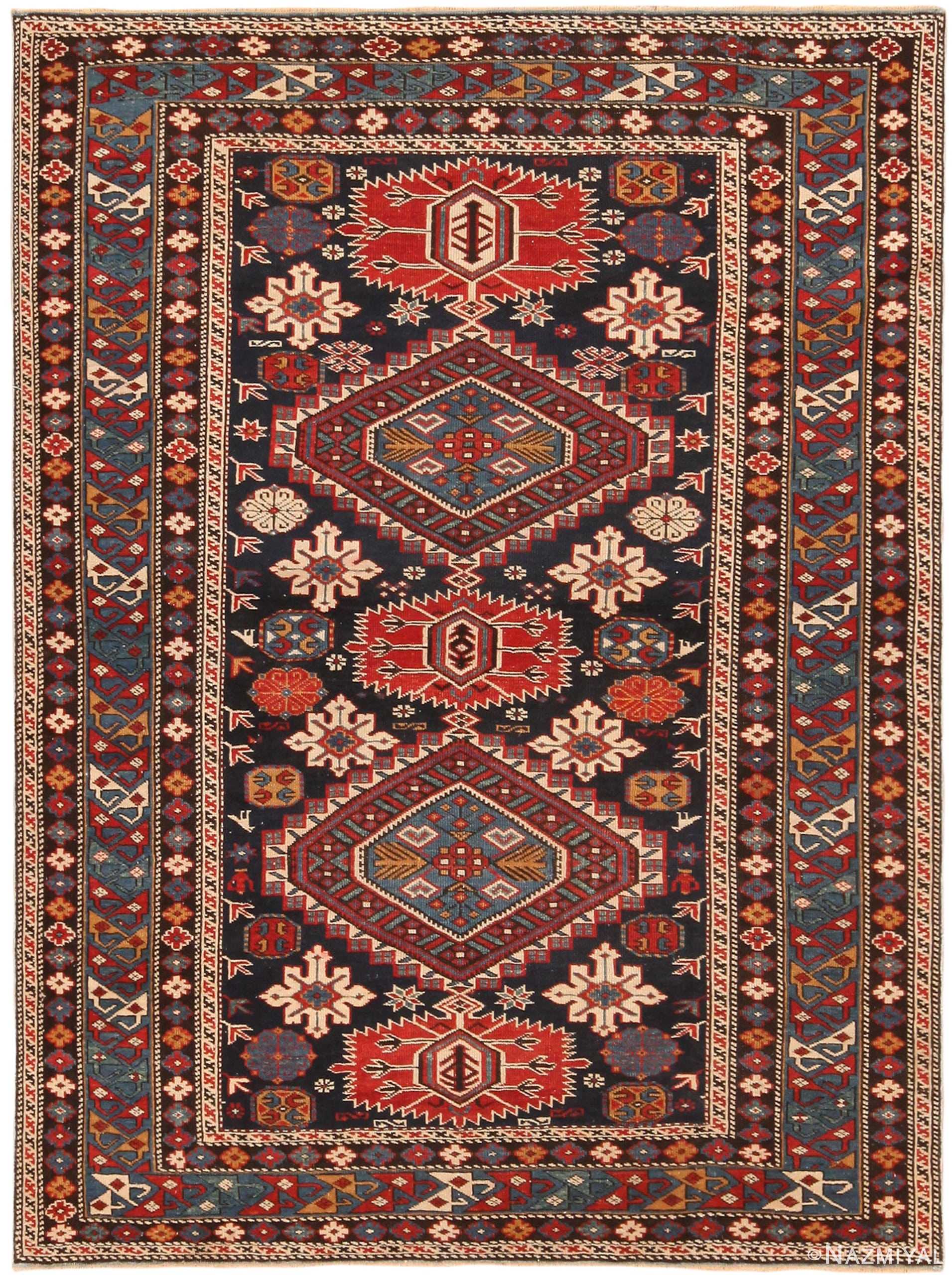 Magnificent Antique Caucasian Karakashly Rug 71159 by Nazmiyal Antique Rugs