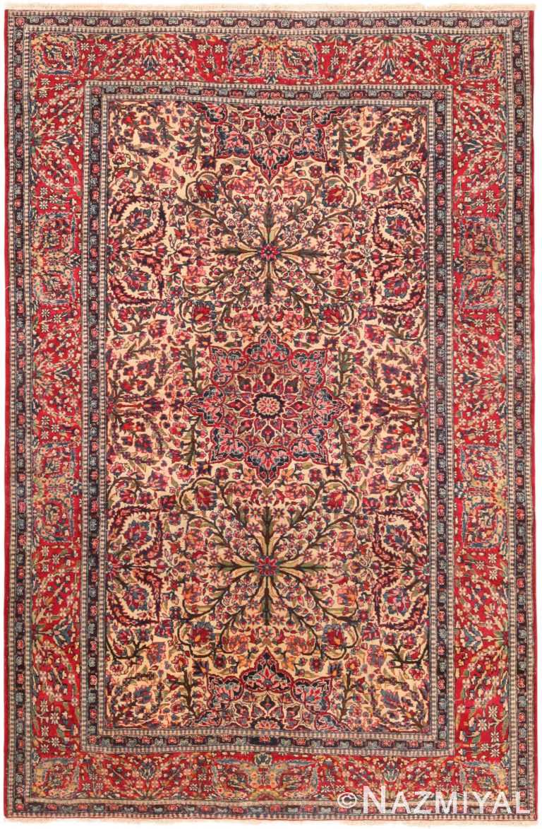Marvelous Antique Persian Isfahan Rug 71117 by Nazmiyal Antique Rugs