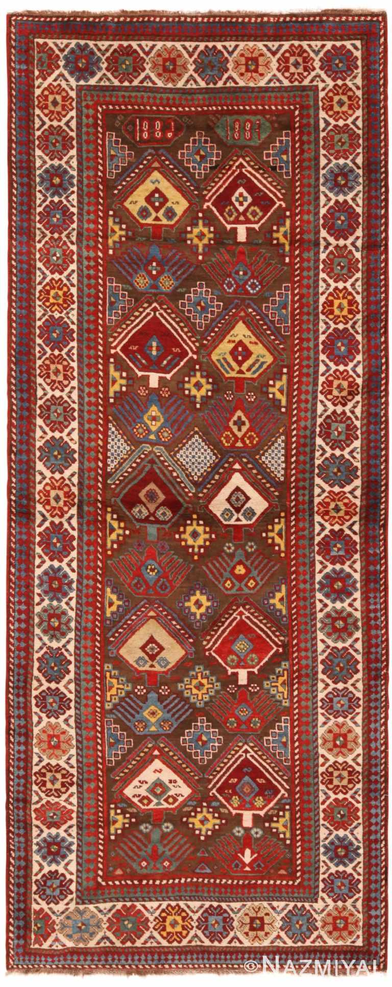 Splendid Antique Caucasian Talish Runner 71163 by Nazmiyal Antique Rugs