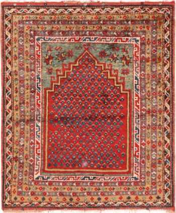 Antique Turkish Konya Prayer Rug 71254 by Nazmiyal Antique Rugs
