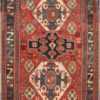 Marvelous Antique Caucasian Kazak Rug 71187 by Nazmiyal Antique Rugs