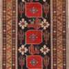 Striking Antique Caucasian Karakashli Rug 71282 by Nazmiyal Antique Rugs