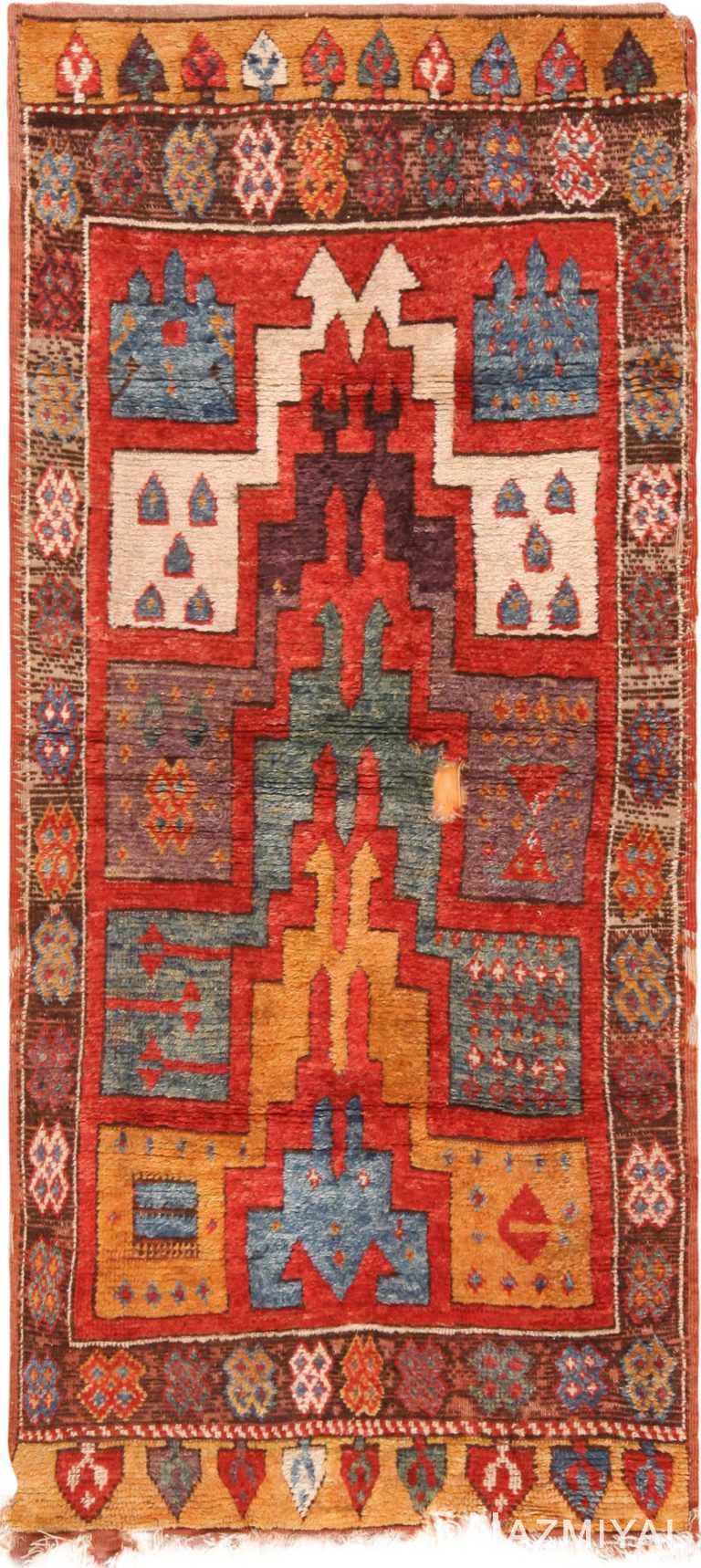 Magnificent Antique Turkish Karapinar Prayer Rug 71165 by Nazmiyal Antique Rugs