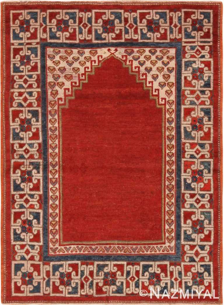 Marvelous Antique Turkish Konya Prayer Rug 71238 by Nazmiyal Antique Rugs