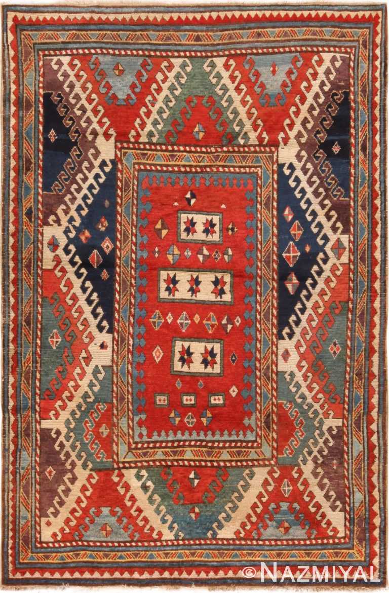 Spectacular Antique Caucasian Borchalou Rug 71226 by Nazmiyal Antique Rugs