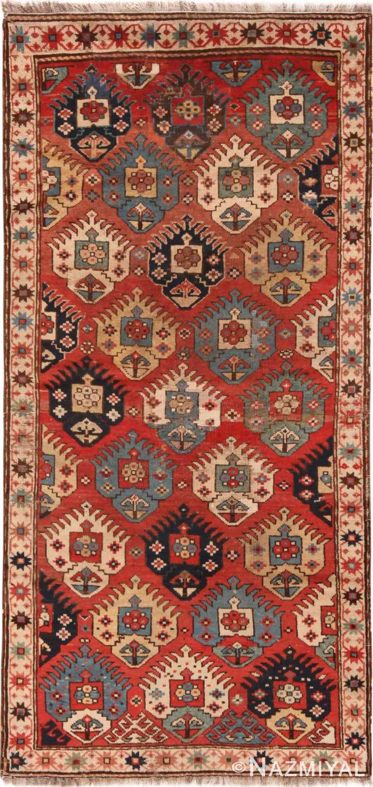 Splendid Antique Caucasian Karabagh Rug 71228 by Nazmiyal Antique Rugs