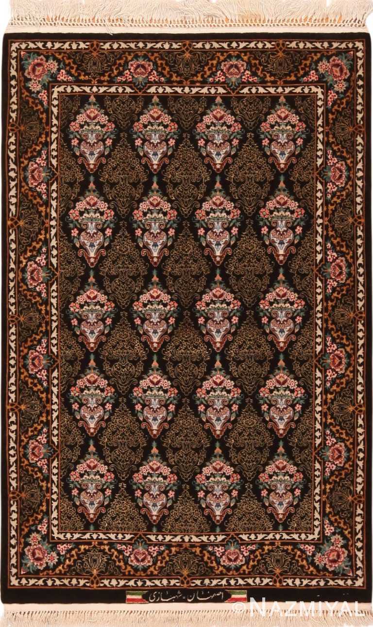 Splendid Vintage Persian Isfahan Shahbazi Rug 71197 by Nazmiyal Antique Rugs