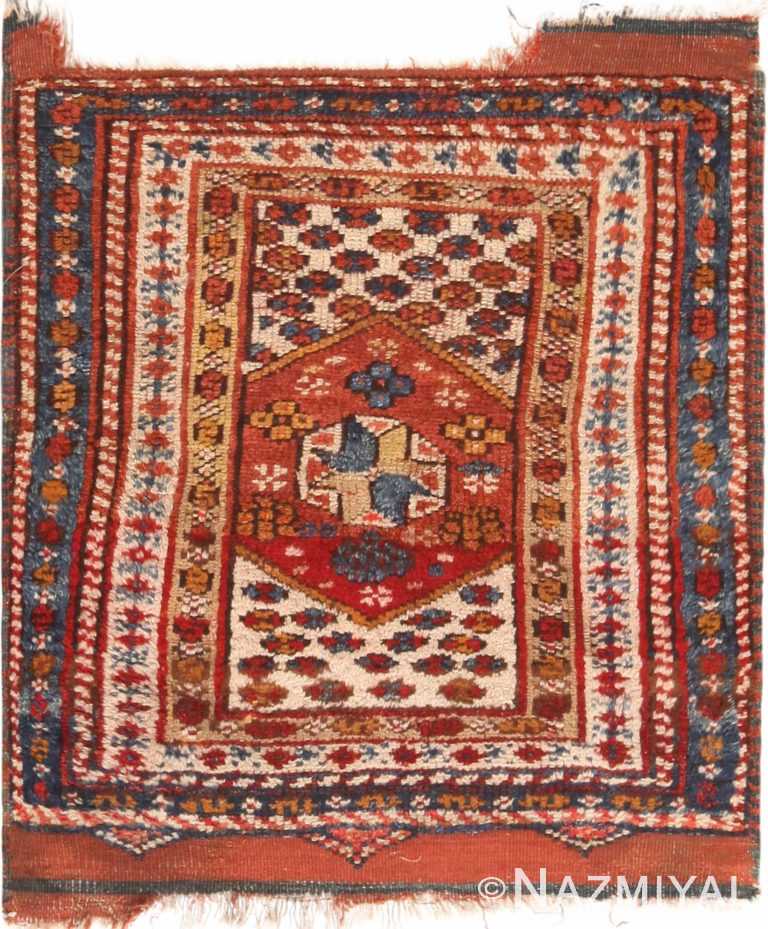 Striking Antique Caucasian Kazak Rug 71237 by Nazmiyal Antique Rugs