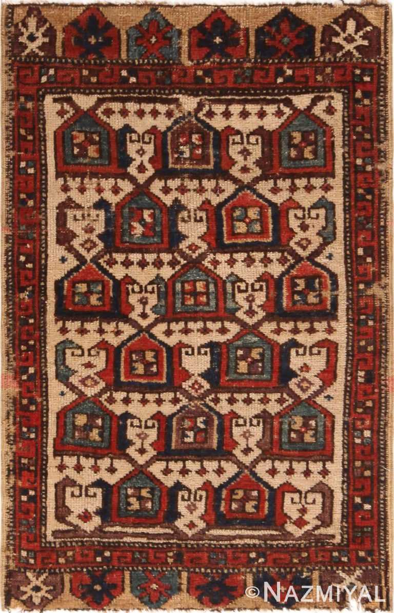 Striking Antique Turkish Konya Rug 71223 by Nazmiyal Antique Rugs