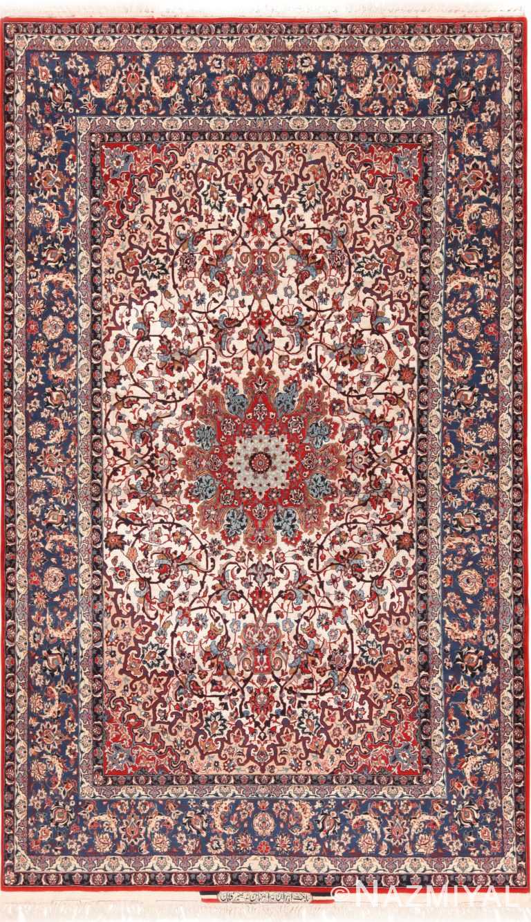 Superb Vintage Persian Isfahan Rug 71204 by Nazmiyal Antique Rugs