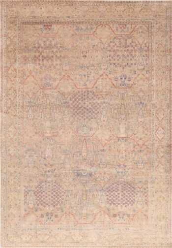 Modern Oriental Design Contemporary Silk Rug 60919 by Nazmiyal Antique Rugs