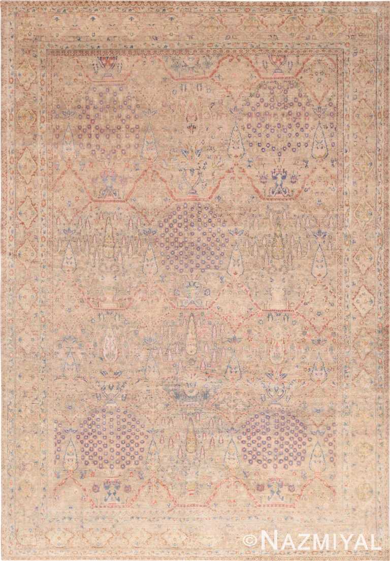 Modern Oriental Design Contemporary Silk Rug 60919 by Nazmiyal Antique Rugs