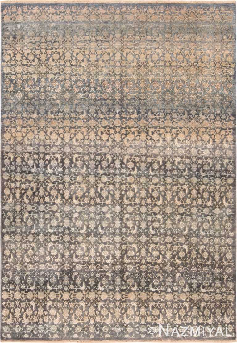 Modern Contemporary Silk Wool Rug 60920 by Nazmiyal Antique Rugs