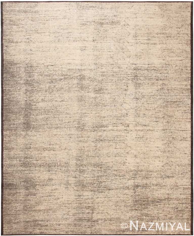 Large Soft Color Modern Distressed Rug 60947 by Nazmiyal Antique Rugs