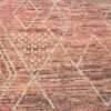 Close Up Of Berber Design Coral Modern Distressed Rug 60938 by Nazmiyal Antique Rugs