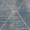 Texture Of Blue Modern Distressed Area Rug 60942 by Nazmiyal Antique Rugs