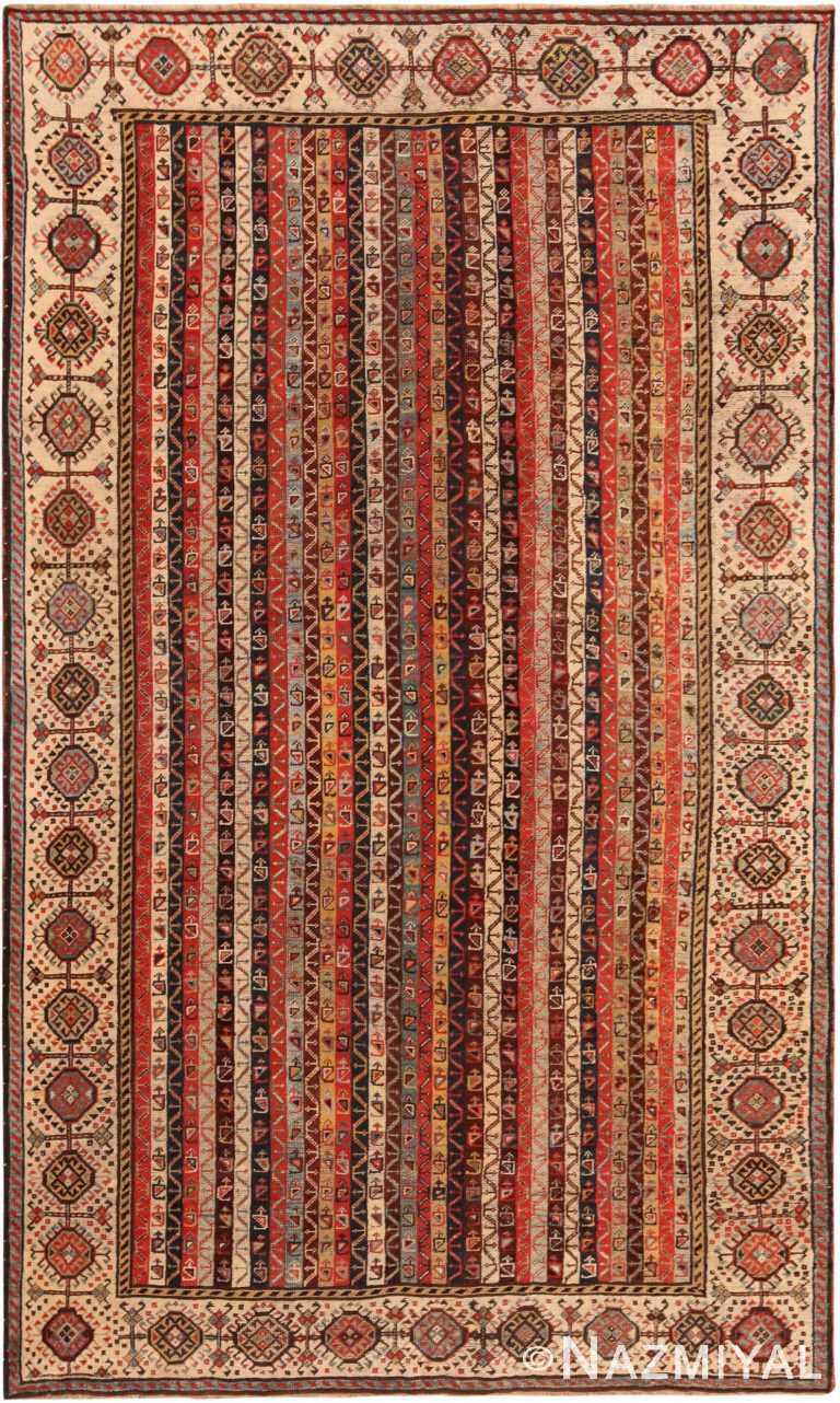 Antique Persian Qashqai Area Rug 71385 by Nazmiyal Antique Rugs