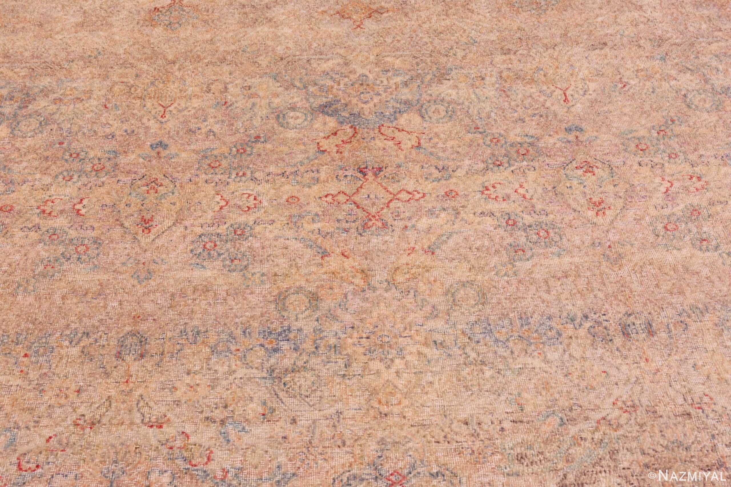Detail Of Soft Decorative Modern Oriental Silk Rug 60957 by Nazmiyal Antique Rugs