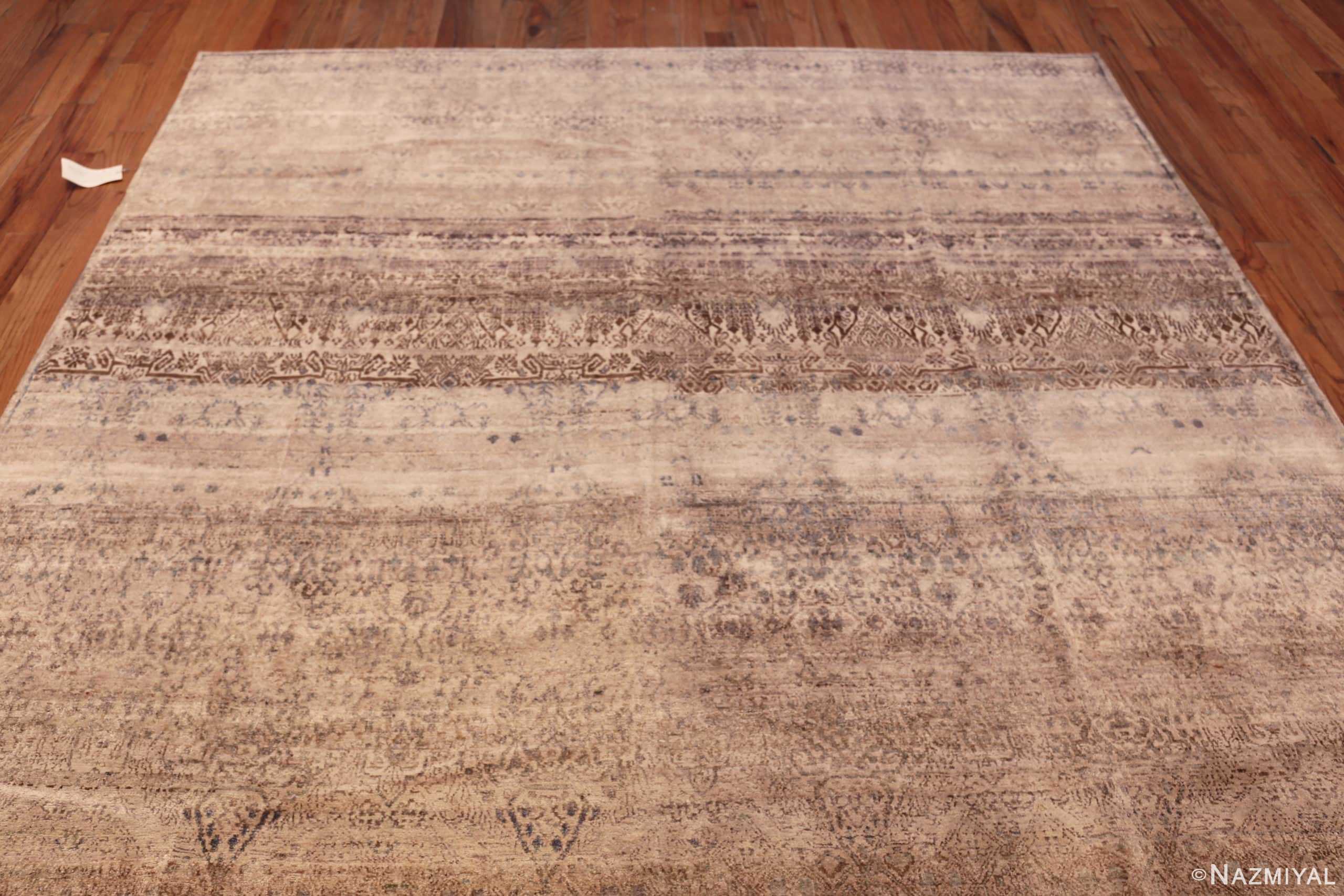 Details Of Contemporary Oriental Silk And Wool Area Rug 60958 by Nazmiyal Antique Rugs