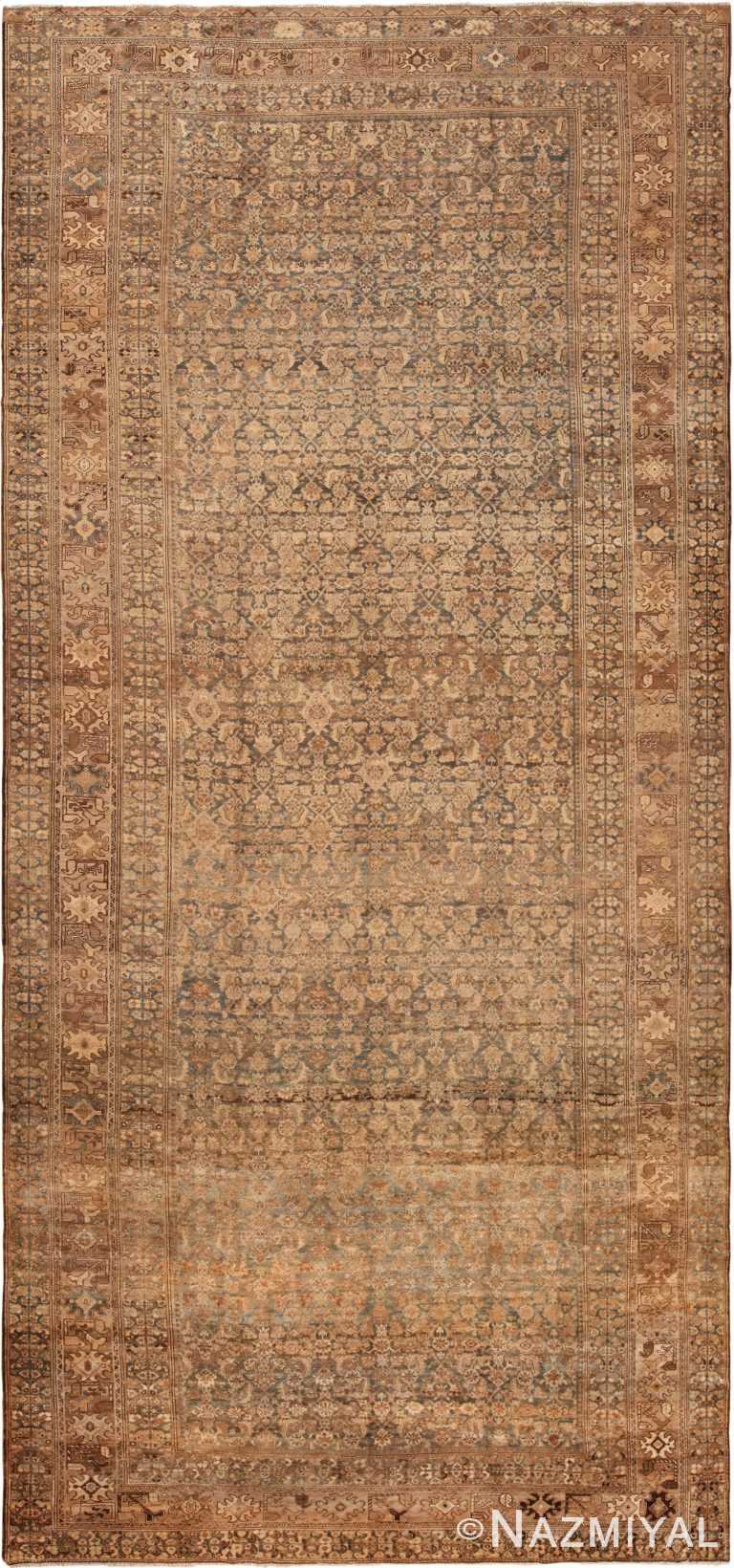 Oversized Antique Persian Malayer Rug 71334 by Nazmiyal Antique Rugs