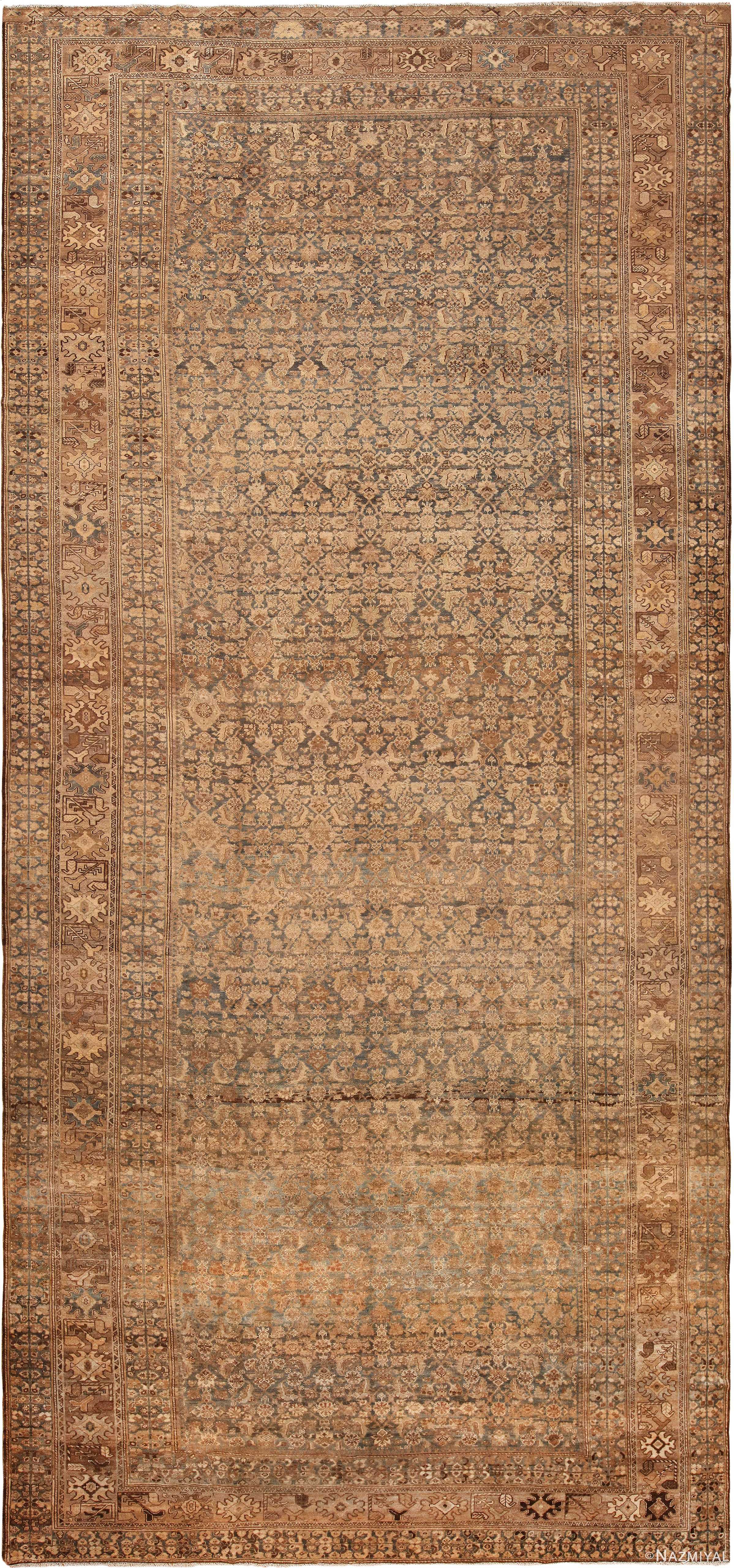 Oversized Antique Persian Malayer Rug 71334 by Nazmiyal Antique Rugs