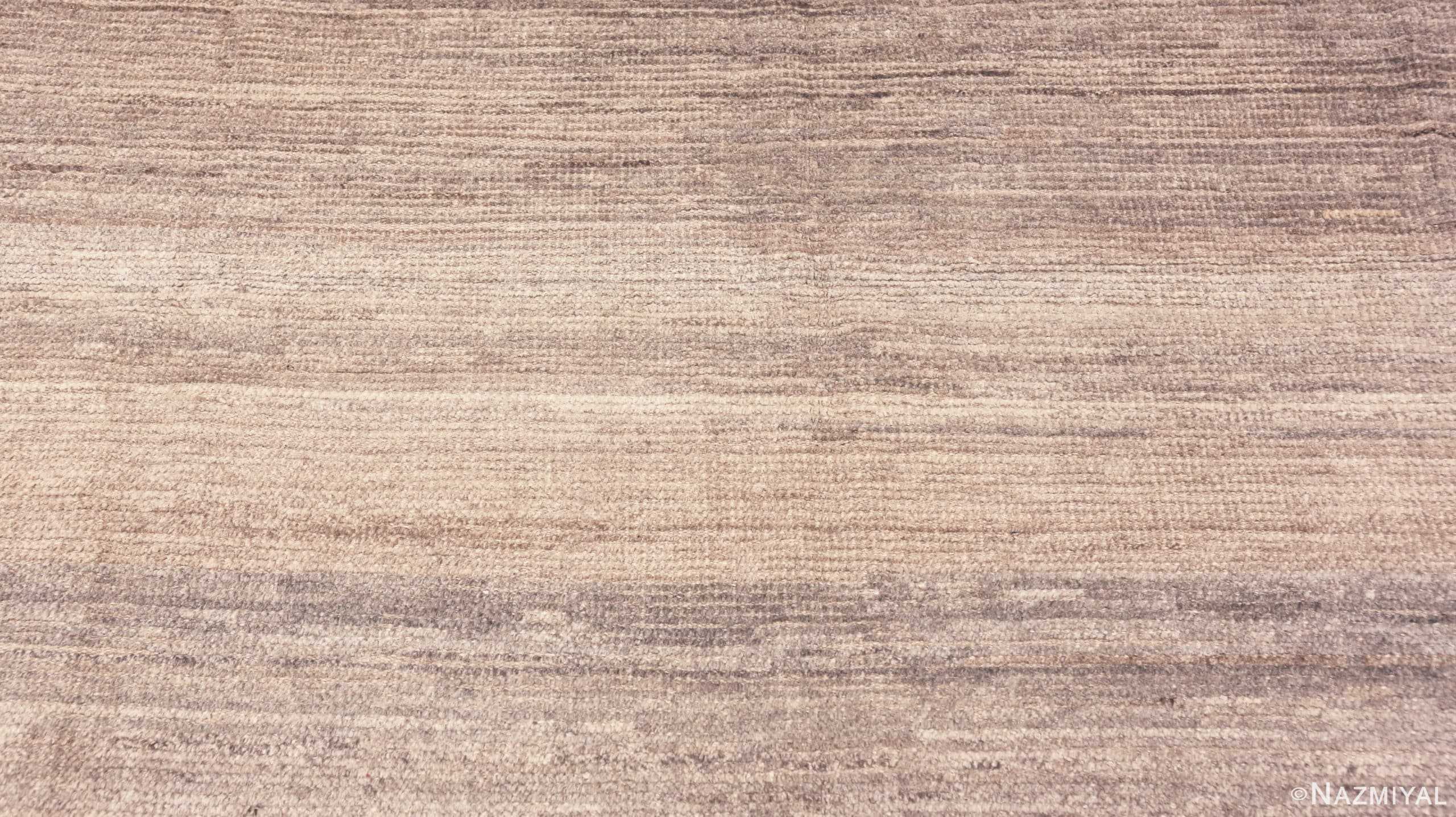 Texture Of Decorative Soft Color Modern Distressed Area Rug 60951 by Nazmiyal Antique Rugs