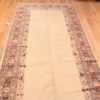 Whole View Of Ivory Antique Persian Sultanabad Runner Rug 50412 Nazmiyal