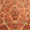 Detail Of Antique Persian Sarouk Medallion Area Rug 70815 by Nazmiyal Antique Rugs