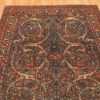 Detail Of Light Blue Antique Persian Tehran Animal Rug 71108 by Nazmiyal Antique Rugs