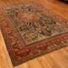Side Of Antique Persian Sarouk Farahan Area Rug 71378 by Nazmiyal Antique Rugs