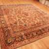 Side Of Antique Persian Sarouk Medallion Area Rug 70815 by Nazmiyal Antique Rugs