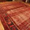 Side Of Large Shabby Chic Antique Persian Malayer Rug 71297 by Nazmiyal Antique Rugs