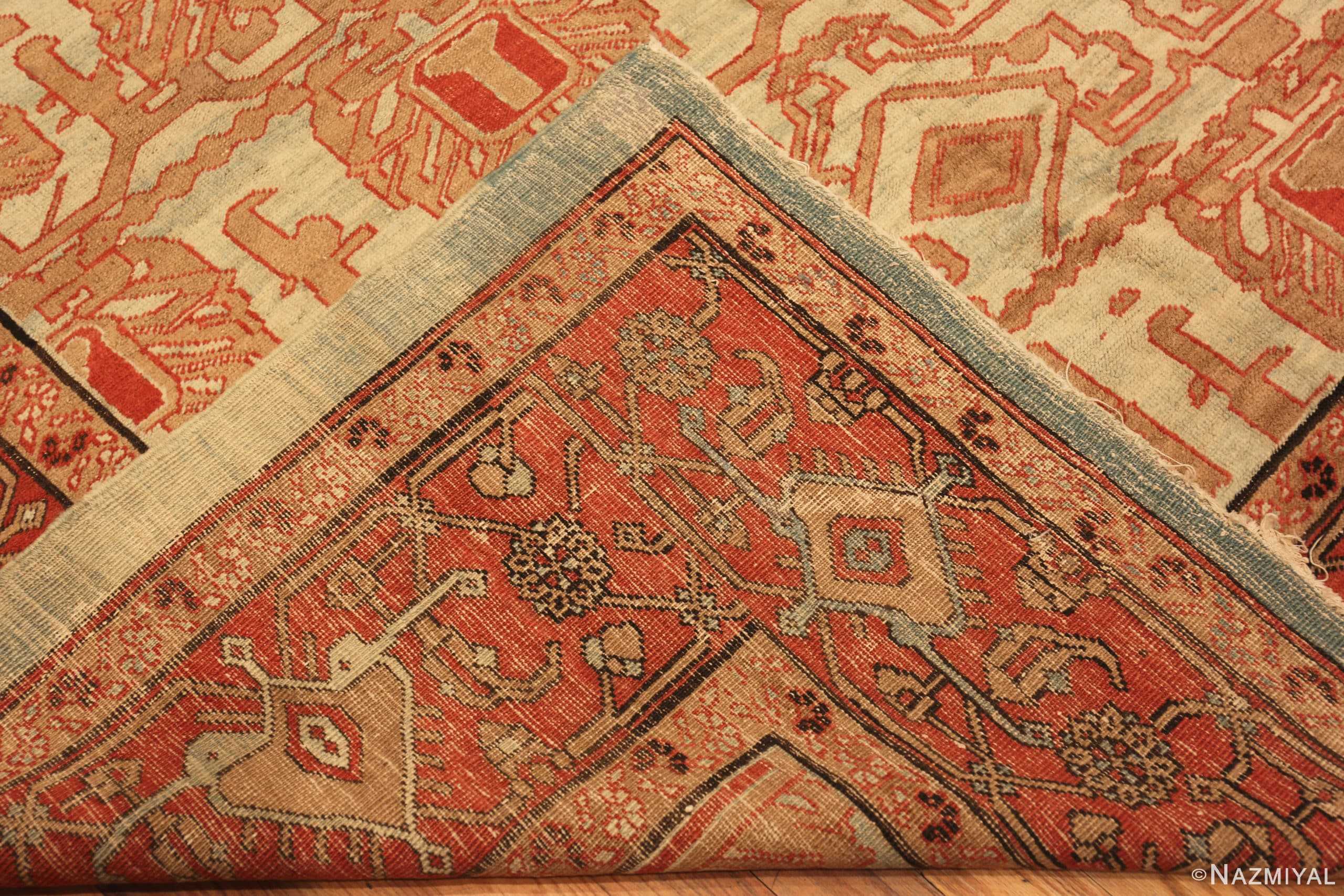 Back Of Antique Persian Bakshaish Rug 71368 by Nazmiyal Antique Rugs