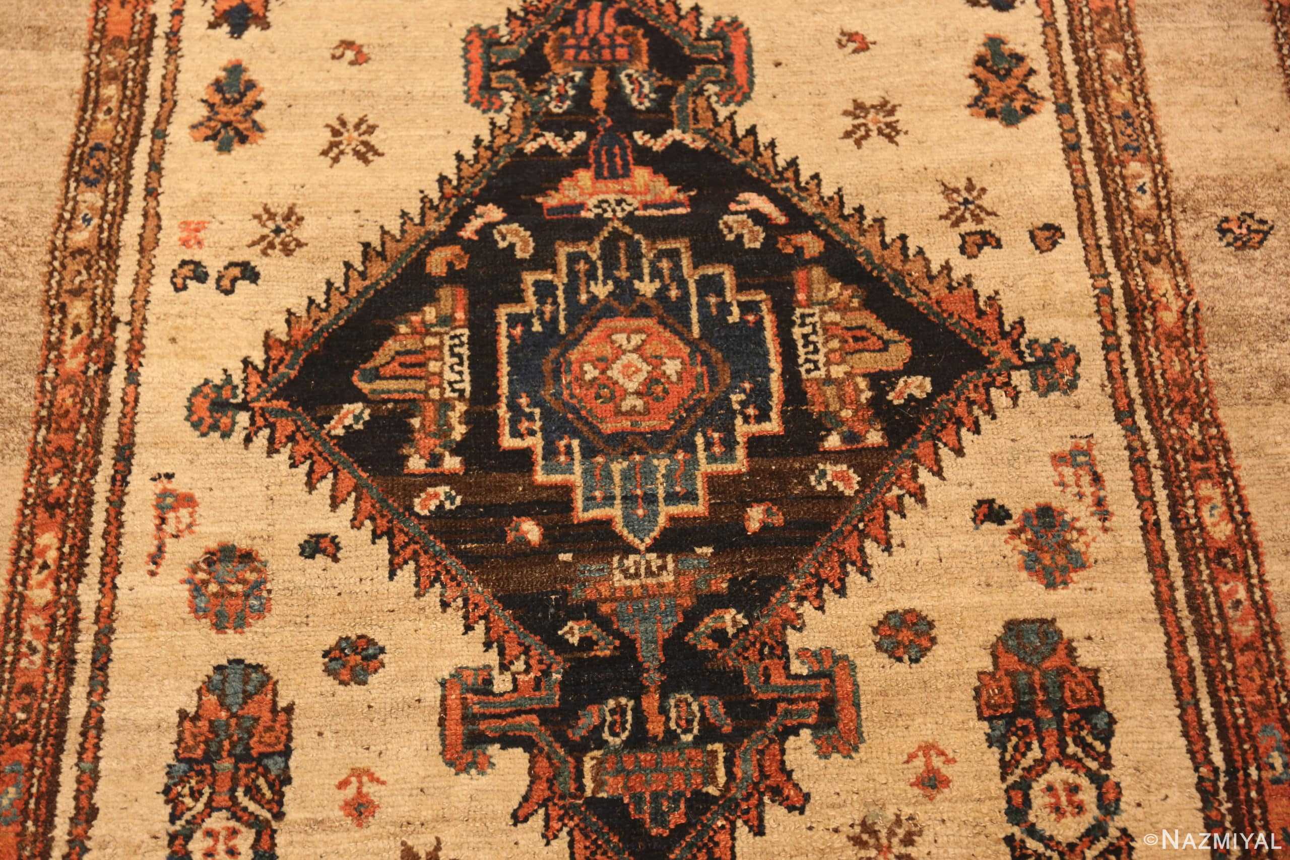 Close Up Of Antique Persian Serab Rug 71380 by Nazmiyal Antique Rugs