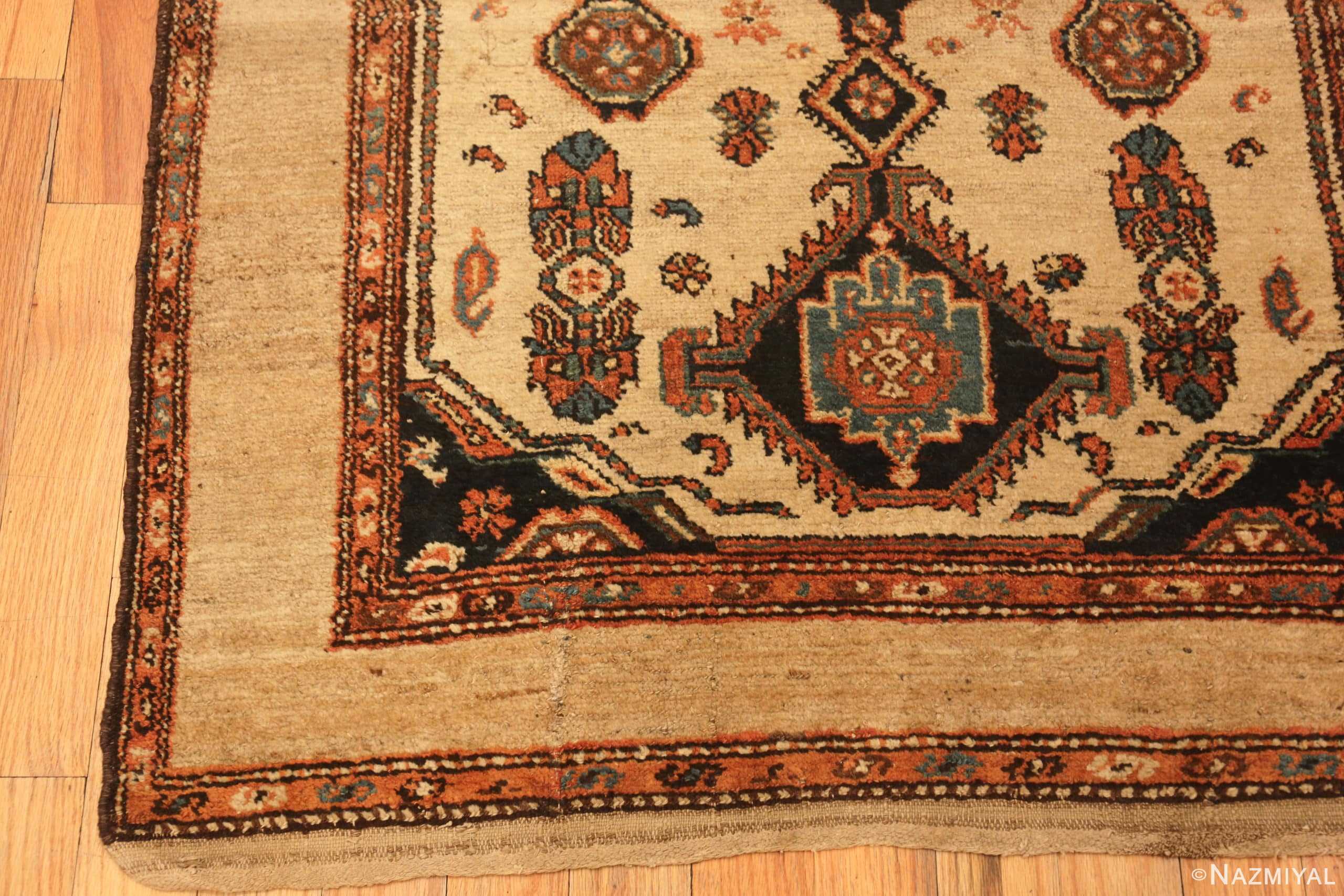 Corner Of Antique Persian Serab Rug 71380 by Nazmiyal Antique Rugs