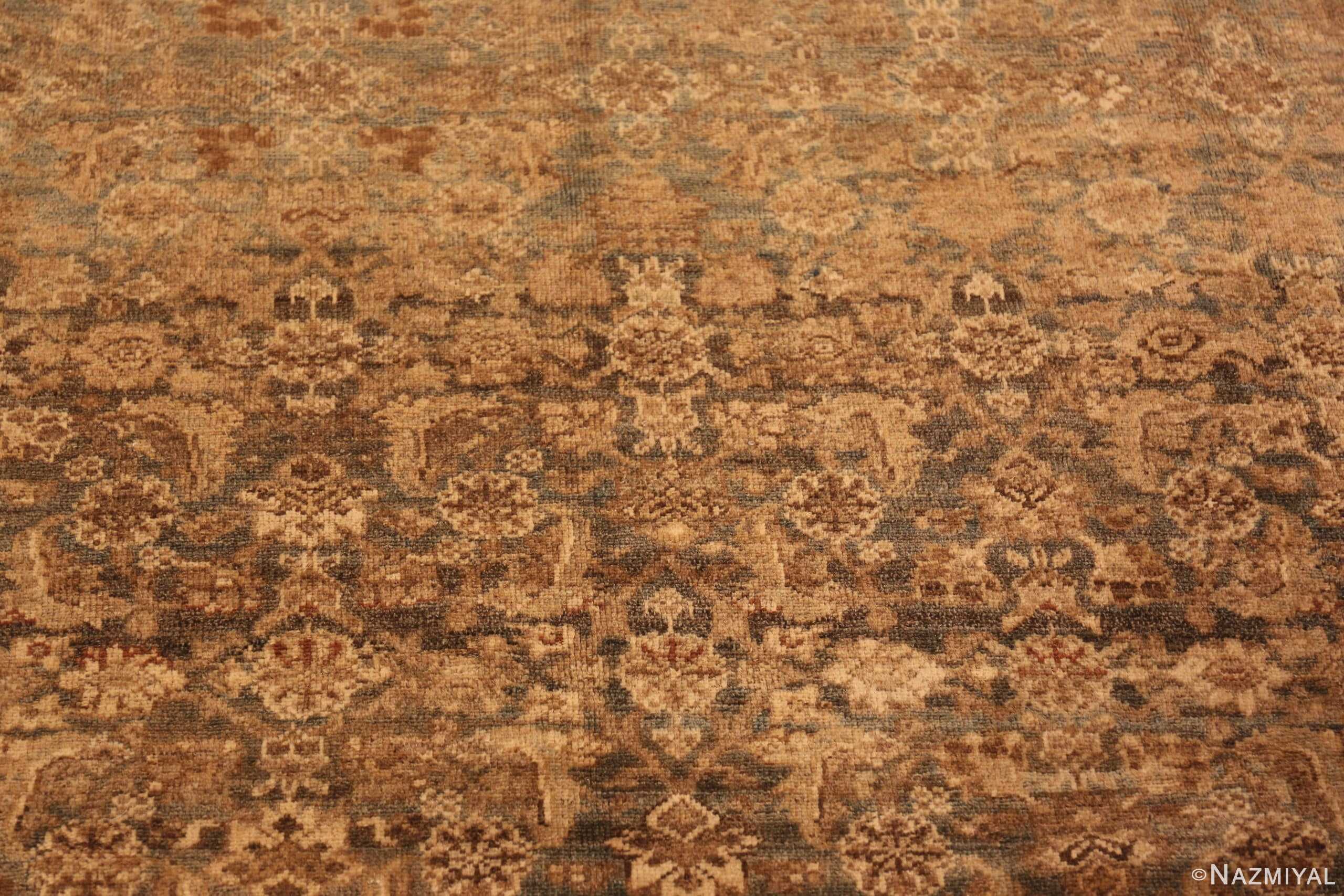 Detailed Of Oversized Antique Persian Malayer Rug 71334 by Nazmiyal