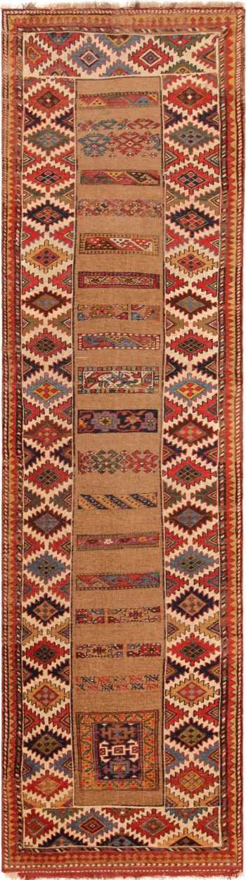 Antique Persian Kurdish Bidjar Runner Rug 71464 by Nazmiyal Antique Rugs