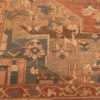 Detail Of Antique Persian Serapi Rug 71455 by Nazmiyal Antique Rugs