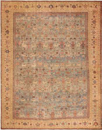 Large Antique Persian Animal Design Sultanabad Rug 71476 by Nazmiyal Antique Rugs