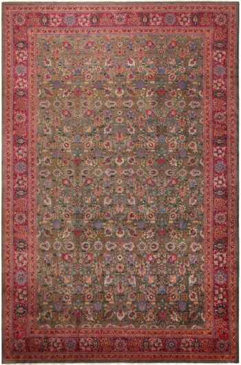 Large Antique Persian Tabriz Rug 71487 by Nazmiyal Antique Rugs